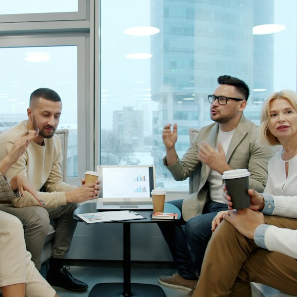 Mixed-age group in a meeting